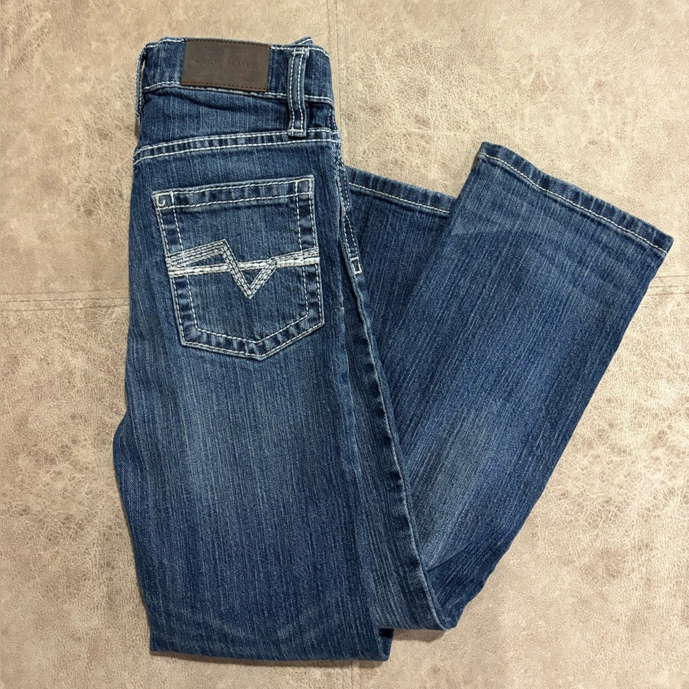 CODY JAMES BOYS' STONE COLD WASH SLIM BOOT STRETCH JEANS